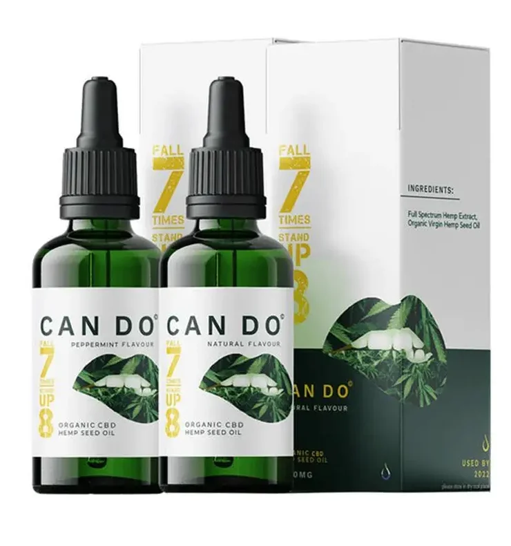 Twin Pack 1000mg Organic Hemp Seed Oil